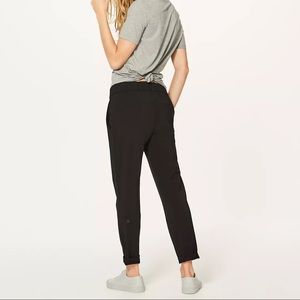 Lululemon On the Fly 7/8 pant black size 6